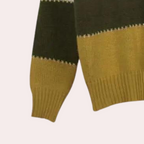 ルガーネ - レディースストライプニットセーター